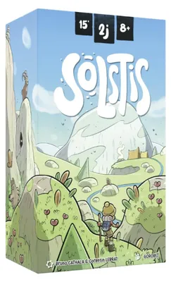 Produktbild von Solstis – Gesellschaftsspiel für 2 Spieler – Spiel 8 Jahre und älter – Taktische