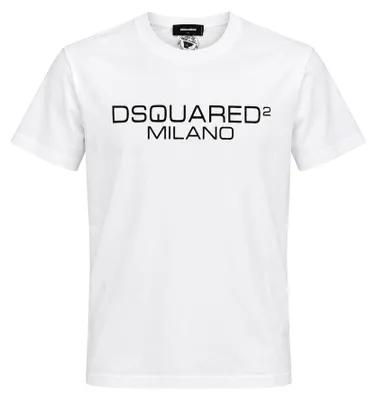 Zdjęcie produktu dla T-shirt męski Dsquared2 Milano, biały, rozmiar XL