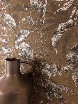 Produktbild von NEWROOM Tapete Jasna Brown Braun Vliestapete - Modern Palmenblätter Blätter Germany
