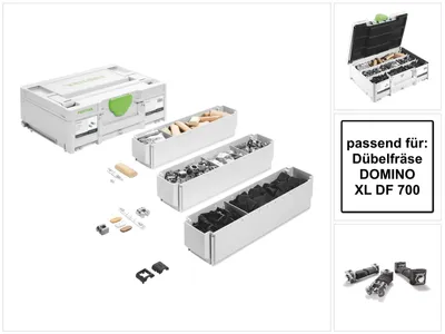 Productafbeelding van Festool SV-SYS D14 DOMINO aansluitmateriaal ( 576795 ) Hoekvlakverbinder voor deuvelfrees XL DF 700 - opvolger van 201353