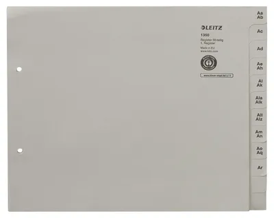 Produktbild von Leitz 13500085, Grau, Papier, 240 mm, 200 mm, 75 mm, 2,68 kg