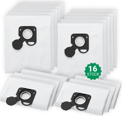 Produktbild von Filterbeutel 16x passend wie Rowenta R06455 Staubsaugerbeutel für Staubsauger