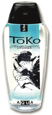 Produktbild von SHUNGA Toko Aqua, 165 ml, 235,8 g, Gleitmittel auf Wasserbasis, Sexspielzeug, Vaginal, Flasche, Glycerin USP, Water, Propylene Glycol, Polyquaternium-7.
