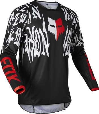 Produktbild von FOX 180 Peril Motocross Jersey (Black/Red,M)