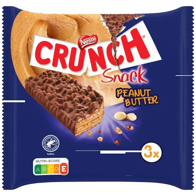 Produktbild von Nestlé Crunch Snack Peanut Butter 3x31g