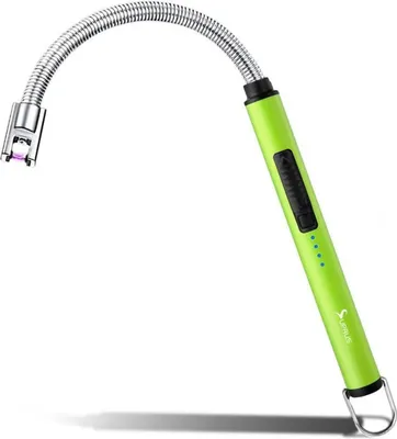 Obrázek produktu pro Elektrický obloukový zapalovač z nerezové oceli s ohebným hrdlem žlutý