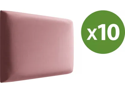Obrázok produktu pre Čalúnený nástenný panel 40x30 PAG - ružový