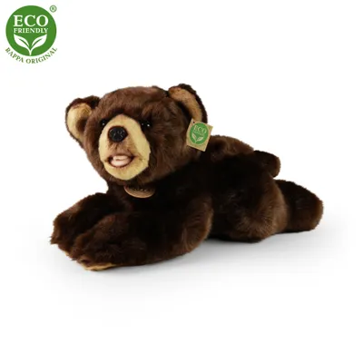 Zdjęcie produktu dla RAPPA Pluszowy miś leżący 32 cm ECO-FRIENDLY