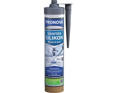 Produktbild von PRONOVA Sanitärsilikon transparent 280 ml