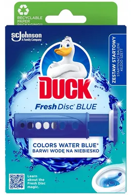 Obrázok produktu pre Duck Fresh Discs Blue, Barwiące żelowe krążki do WC, 36 ml