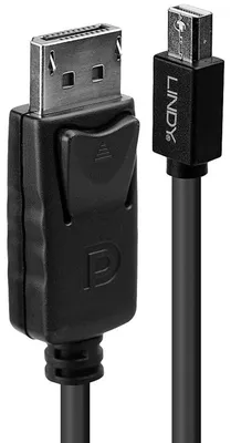 Immagine prodotto di Lindy 41646 Cavo da Mini DP a DP, nero 2 m da MiniDPort a DisplayPort