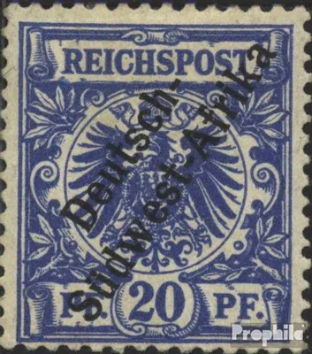 Produktbild von Briefmarken Deutsch-Südwestafrika 1897 Mi 4 gestempelt Aufdruckausgabe