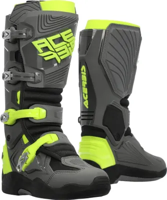 Produktbild von Acerbis Whoops Motocross Stiefel, grau/gelb, 39