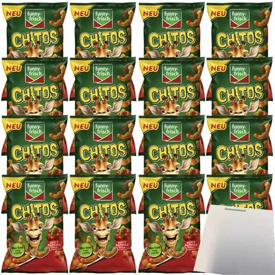 Produktbild von funny frisch Chitos Juicy Paprika Style 16er Pack (16x80g Packung)