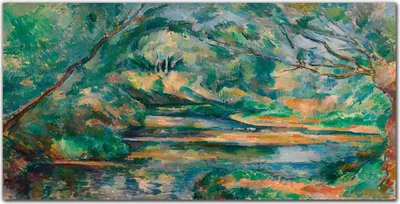 Produktbild von Coloray Bild aus Leinwand 120x60 Leinwand Dekoration - Paul Cézanne Brook