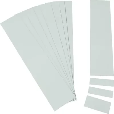 Produktbild von Einsteckkarten für 9,5mm Einsteckschiene 70x7,5mm VE=420 Stück grau