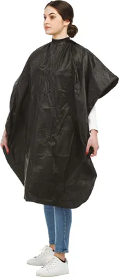 Produktbild von Colouring Cape Haarfärbeumhang in Schwarz