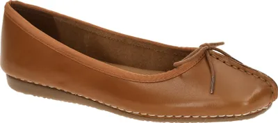 Produktbild von Clarks FRECKLE ICE Ballerinas - Damen Halbschuhe - Slipper braun Freizeit NEU