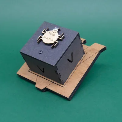 Produktbild von VIRUS IN A BOX - 3 Legepuzzle, ein Spiel