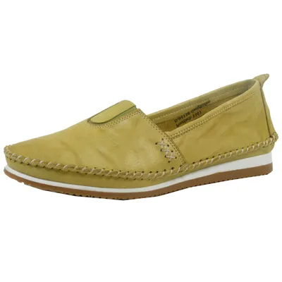 Produktbild von Andrea Conti Damen Slipper Mokassins Leder 1887801, Größe:40 EU, Farbe:Grün