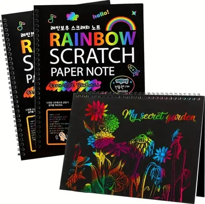Obrázek produktu pro Vyškrabávací notes Rainbow - Kreativita pro děti KP30331