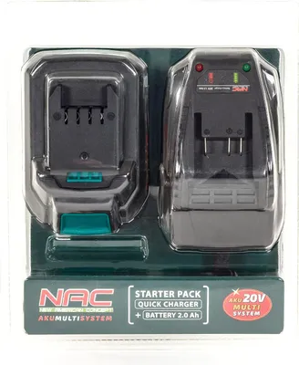 Obrázek produktu pro Sada NAC baterie 2Ah+nabíječka B-20-BC-LI-20V