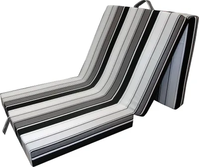 Produktbild von Vitalispa Faltmatratze , 190 x 70 cm, Schwarz/Weiß