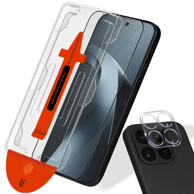 Obrázok produktu pre 1-balenie Xiaomi 17T Ochranné sklo na displej & 1-balenie ochrana objektívu - Tvrdené sklo | [Automatická inštalácia] - Bez bublín