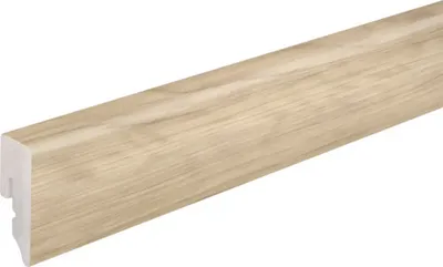 Produktbild von Sockelleiste PVC KU048L Riffeleiche 2400 x 38,5 x 15 mm