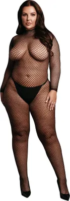 Produktbild von Glamouröser Netz-Bodystocking mit offenem Schritt