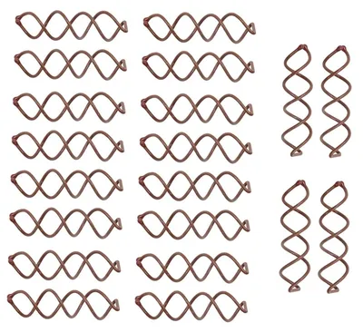 Obrázek produktu pro 20 spirálových sponek do vlasů, vhodné pro různé účesy