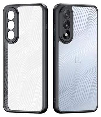 Image de Coque de téléphone portable pour OnePlus Nord 5, Dux Ducis Aimo, transparente avec cadre noir