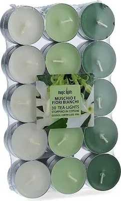 Immagine prodotto di Candele profumate Magic Lights Fiori bianchi Cera