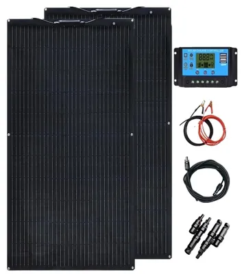 Obrázek produktu pro Solární panely, vysoká účinnost, flexibilní design, solární sada 12V 240W – model B