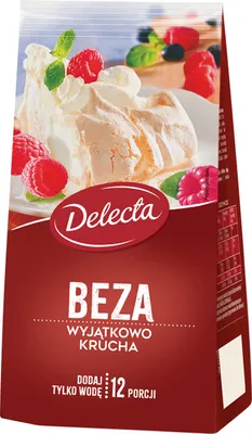 Produktbild von Delecta Beza-Zubereitung 260 g - Hochwertige Backmischung für Klassische Baisertorten