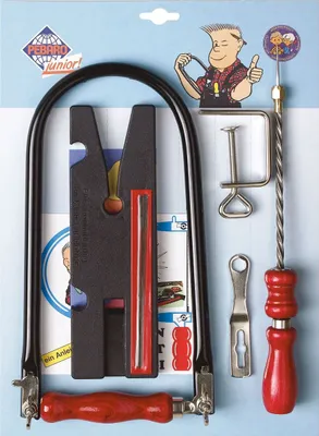 Produktbild von Pebaro günstiges Laubsäge-Set mit Drillbohrer