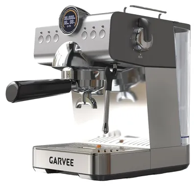 Obrázok produktu pre Espresso stroj, tlak 20 barov, napenovač mlieka, strieborný
