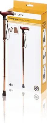 Produktbild von Vitility Gehstock faltbar Bronze