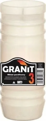 Produktbild von Granit 3D Grablichteinsatz – 48 Stunden Brenndauer