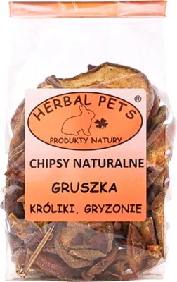 Produktbild von Griechische Birnenchips Für Nagetiere: Gesunder Snack Für Kaninchen & Meerschweinchen 75G