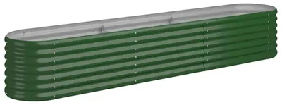 Produktbild von vidaXL Hochbeet Verzinkter Stahl 224x40x36 cm Grün