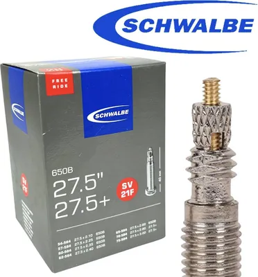 Produktbild von Schwalbe Fahrrad-Schlauch SV21F Freeride 27.5x1.75-3.00" 54/75-584 SV40mm