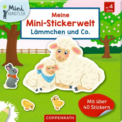 Produktbild von Meine Mini-Stickerwelt - Lämmchen und Co.