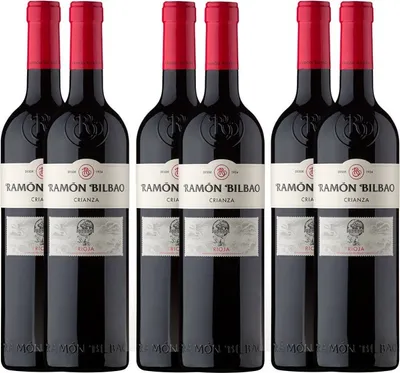 Produktbild von Pack 6 Ramon Bilbao Crianza Wein-Pakete Spanien RIOJA D.O.C 450.00 cl 13.5 %