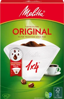 Produktbild von Kaffeefilter 1x4 80er Pack (Hinweis 18 Stück DFP)