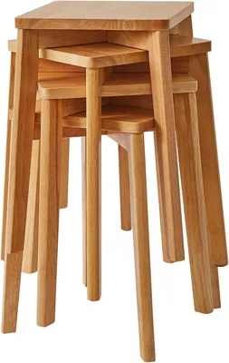 Produktbild von 4er-Set Esszimmerhocker in Protokollfarbe, 29 x 44 x 33 cm, Thekenhöhe für Wohnzimmer, Zuhause, Küche, Büro und Klassenzimmer