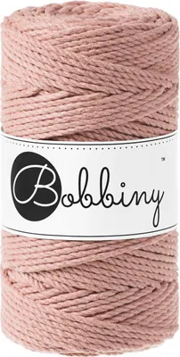 Obrázok produktu pre Bobbiny 3PLY Macramé Rope 3 mm 100 m Blush Špagát