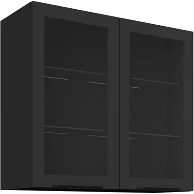 Produktbild von Hängeschrank 80 SILVIA 21 schwarz