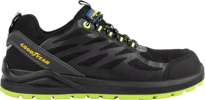 Immagine prodotto di Scarpe di sicurezza Goodyear SP1 senza metallo in tessuto nero e verde, misura 41
