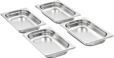 Obrázek produktu pro vidaXL Gastronorm nádoby 12 ks. GN 1/4 40 mm z nerezové oceli